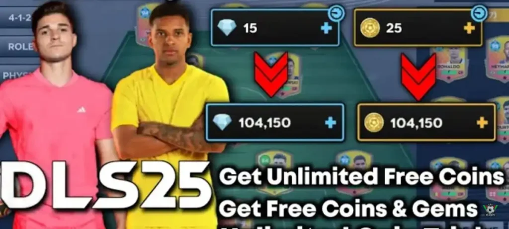 Dream League Soccer 25 MOD APK Unlimited Coins & Diamonds