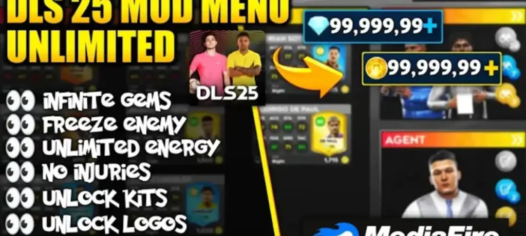 DLS 25 MOD APK Unlimited Coins & Diamonds